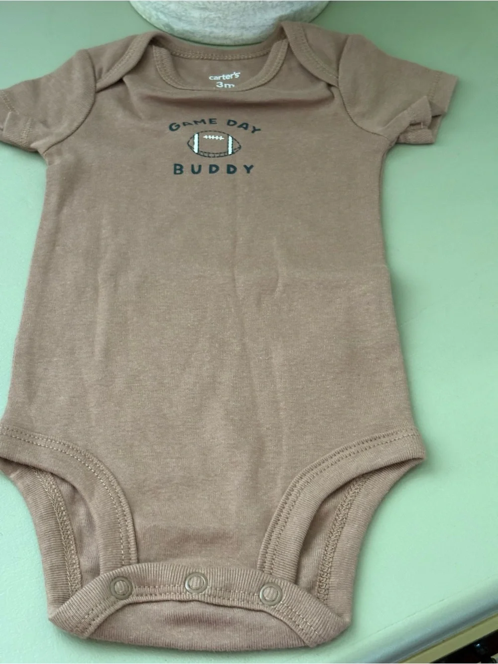 Gerber/Carter Baby One-Piece Bodysuits and Romper - White, Beige, Brown